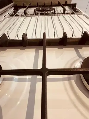 a close up of a stove top in a room at Georgetown Kyash House 23 in George Town