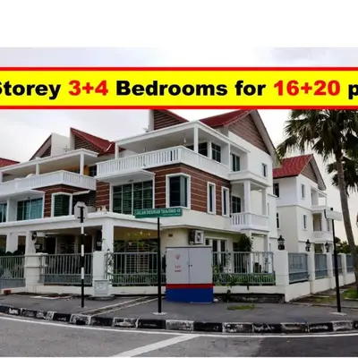 Near Gurney 3-Storey Event Hse by Felice Homestay