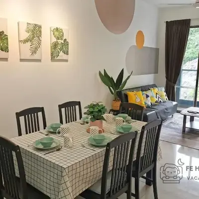 FE Cozy Cameron Homestay Family 8 pax 3BR Palas Horizon Brinchang 金马伦民宿 8人3房