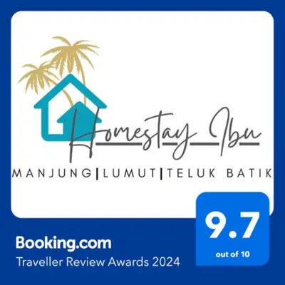 a logo for a jeweller review awards at Homestay Ibu in Lumut