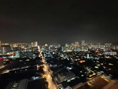 a view of a city at night at Beacon Executive Suite - Skypool Penang View in George Town