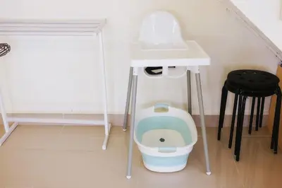 a small bathroom with a sink and a toilet at monstera homestay (Lenggong) in Kampong Ulu Jepai