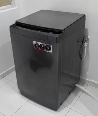 a small black appliance sitting on a floor at Modern COZY SINGLE STOREY HOUSE ```` ALMA JUSCO BM in Bukit Mertajam