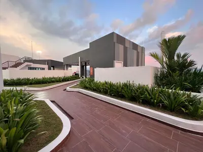 a building with a walkway in front of it at Ipoh City Executive Suite - The Horizon in Ipoh
