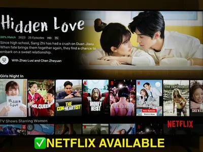 a website for a television show with pictures of people at Hot Picks SmartTV Netflix Seaview Homestay Sekinchan in Sekincan