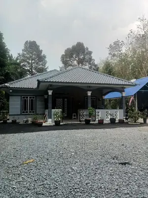 a house on the side of the road at Cp homestay in Batu Kurau