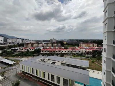 an aerial view of a city with buildings at Hygge Living Kampar II (Near UTAR) in Kampar