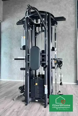 a gym with a treadmill in a room at Ojieshome 1BR Sunway Onsen Tambun in Tambun