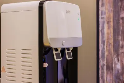 a air conditioner in a room next to a wall at Hidden 4BR Cottage House Retreats (Free Parking) in Butterworth