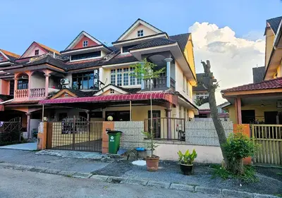 a large house with a fence in front of it at GLYSM Ipoh Stay in Ipoh