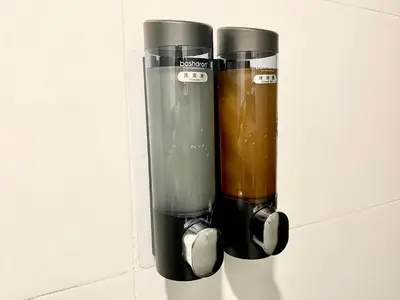 two blenders are hanging on a wall at Decozy 8.0 IpohTownCondo (10pax) in Ipoh