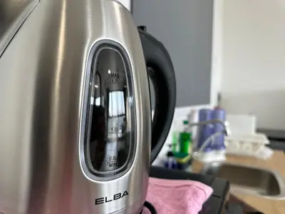 a close up of a toaster in a kitchen at View of the whole Georgetown in George Town