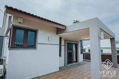 a houserendering of a modern home with a driveway at Ipoh Garden Luxury House By Verve (14pax) in Ipoh