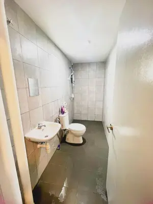 a bathroom with a toilet and a sink at PMRTJ BY D Atas Bukit Antarium in Tanah Rata