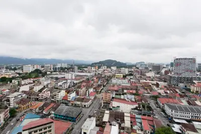 a city view of a city with buildings at Dream - Summer @Majestic Condo in Ipoh