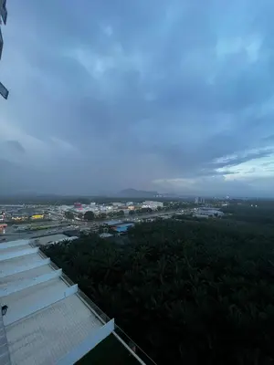 a view of a city from the top of a building at Stay in Passionate in Sitiawan