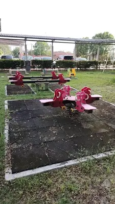 a row of skateboards sitting on the ground at Idea Homestay 3 in Chemor