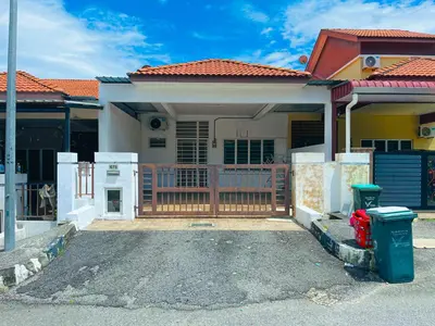 a house with a gate in front of it at JaszSpace at Kulim Hi-Tech - All Room Aircond,Wifi,Netflix in Kulim