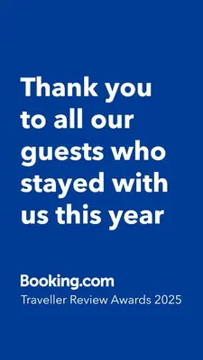 a blue background with the words thank you to all our guests who stayed with us at Homestay Aishah in Seri Iskandar