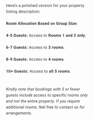 a screenshot of a cell phone screen with a list of rooms at HOME Penang in George Town