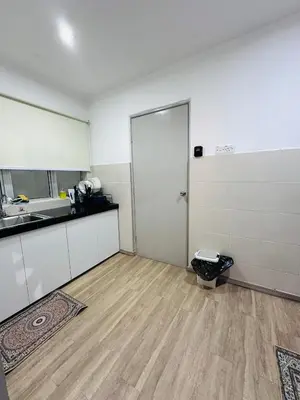 an empty room with a toilet and a sink at Adamhawa Homestay 3 Emerald Avenue Brinchang in Brinchang