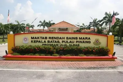 a sign for the marinaerald sams marina kevala bangs at Homestay Coway Bertam in Kampong Sungai Korok