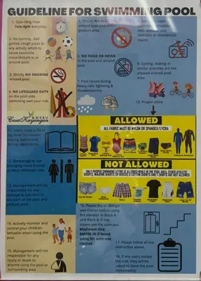 a sign that warns of the dangers of swimming and recreation at O Homestay Meru Ipoh at Casa Kayangan - Musleem in Bandar Meru Raya