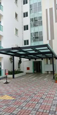 a building with awning in front of a building at Arcadia Homes 3A The Quintet, Cameron Highlands in Tanah Rata