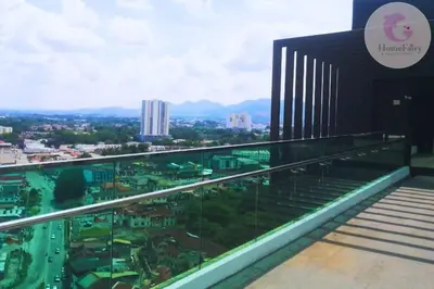 a view of a city from the top of a building at The Majestic Condo Ipoh Home Fairy 2 in Ipoh