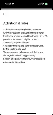 a screenshot of a text message on a cell phone at daisy apartment homestay taiping in Taiping
