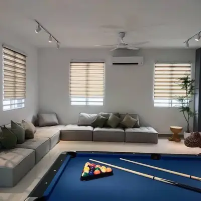Tints of Green Pool Bungalow-6 Bedroom-Karaoke-BBQ