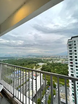 a view from the balcony of a building at Casa Kayangan Meru Ipoh 3BR DAISY -by Goswell in Ipoh