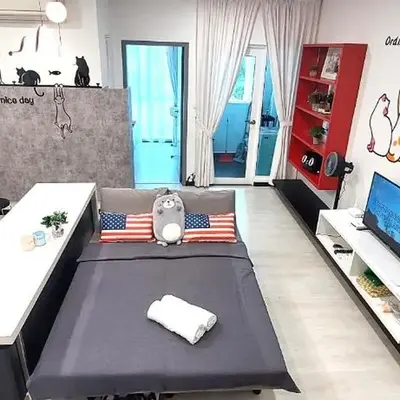 Purrfect Nook 1BR Georgetown Straits Garden 一房一厅式