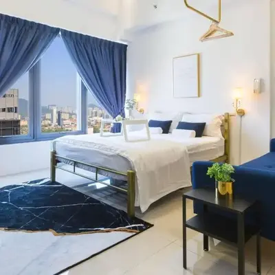 Navy Studio at Tropicana 218 at Central Location & Food Hunt Friendly