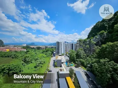 a view of a city street with a building at The Cove Hillside Residence Ipoh - Downtown Delight in Ipoh