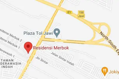 a map of the reactant meerkat network at Bungalow in exclusive area in Nibung Tebal