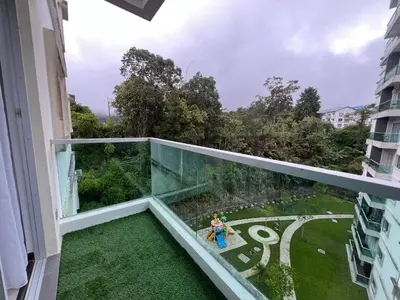 a view from the balcony of a building at DanteQuintet Cameron Highlands in Tanah Rata