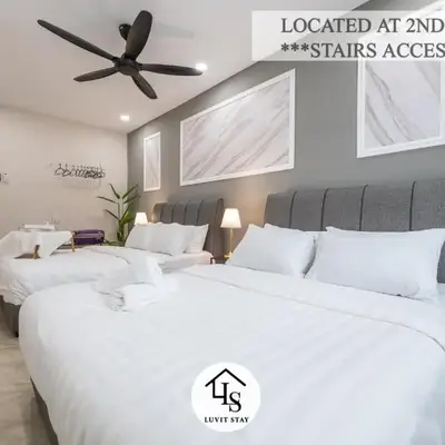 IPOH CAIP TownHouse UpperUnit 4R3B Ipoh Tambun 10Pax by Luvit Stay