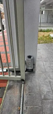 a appliance sitting on the ground under a building at Suria Aman Homestay Semi-D 5 Rooms 5 Bathrooms in Taiping