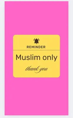 a yellow tag with the text reinforcer muslin only at Ss homestay in Seri Manjung