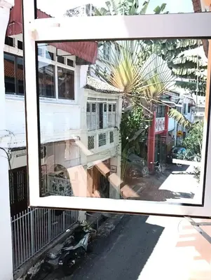 a view from a window of a street at Senju Georgetown Heritage PrewarHouse 4BR 5-15 pax in George Town