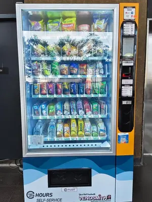 a refrigerator filled with drinks and soft drinks at Near Georgetown with Beautiful city view 2 room fit 4 to 7 pax in Jelutong