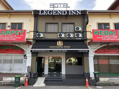 a hotel with a sign that reads legend inn at Legend Inn Sungai Petani in Sungai Petani