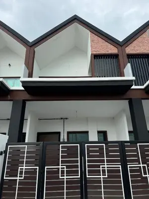 a view of a house with a balcony at Zhara Homestay in Ipoh