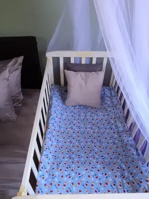 a bedroom with a bunk bed with a canopy at D Nabils Homestay Musslim Sahaja in Kulim
