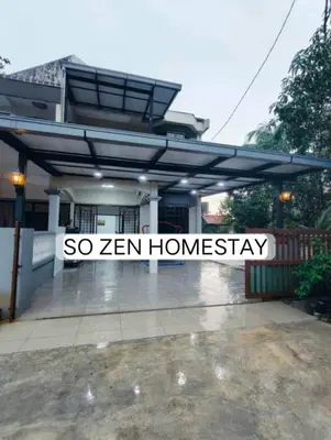 a building with a sign that reads so zen homesay at So Zen Homestay in Taiping
