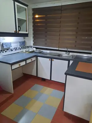 a kitchen with white cabinets and a sink at KEA Farm Chilly Cozy Resort Copthorne in Brinchang