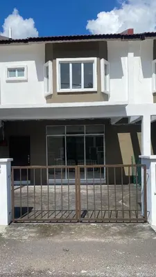 a house with a gate in front of it at Assyifa Homestay Kulim in Kulim