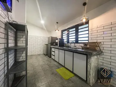 a kitchen with a sink and a counter top at Ipoh C Private Club House by Verve EECH109 in Ipoh