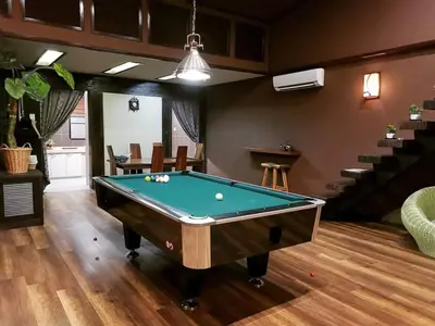 a billiard room with a pool table in it at 30A Studio Room Medan Ipoh with Pool Table in Ipoh